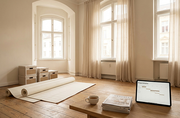 Estrich fräsen für Fußbodenheizung